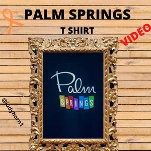 PALM SPRINGS Coal Black T Shirt